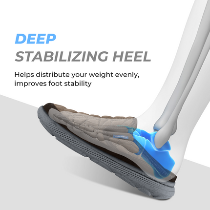 Men's Wide Toe Box Arch Support Slippers