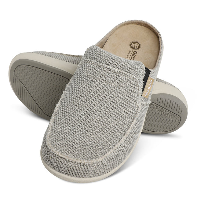 Men's Canvas Arch Support Slippers