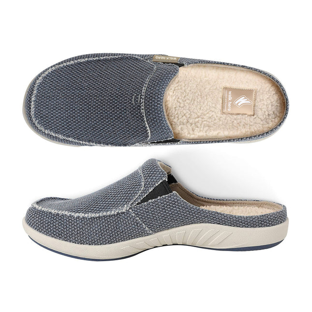 Men's Canvas Arch Support Slippers