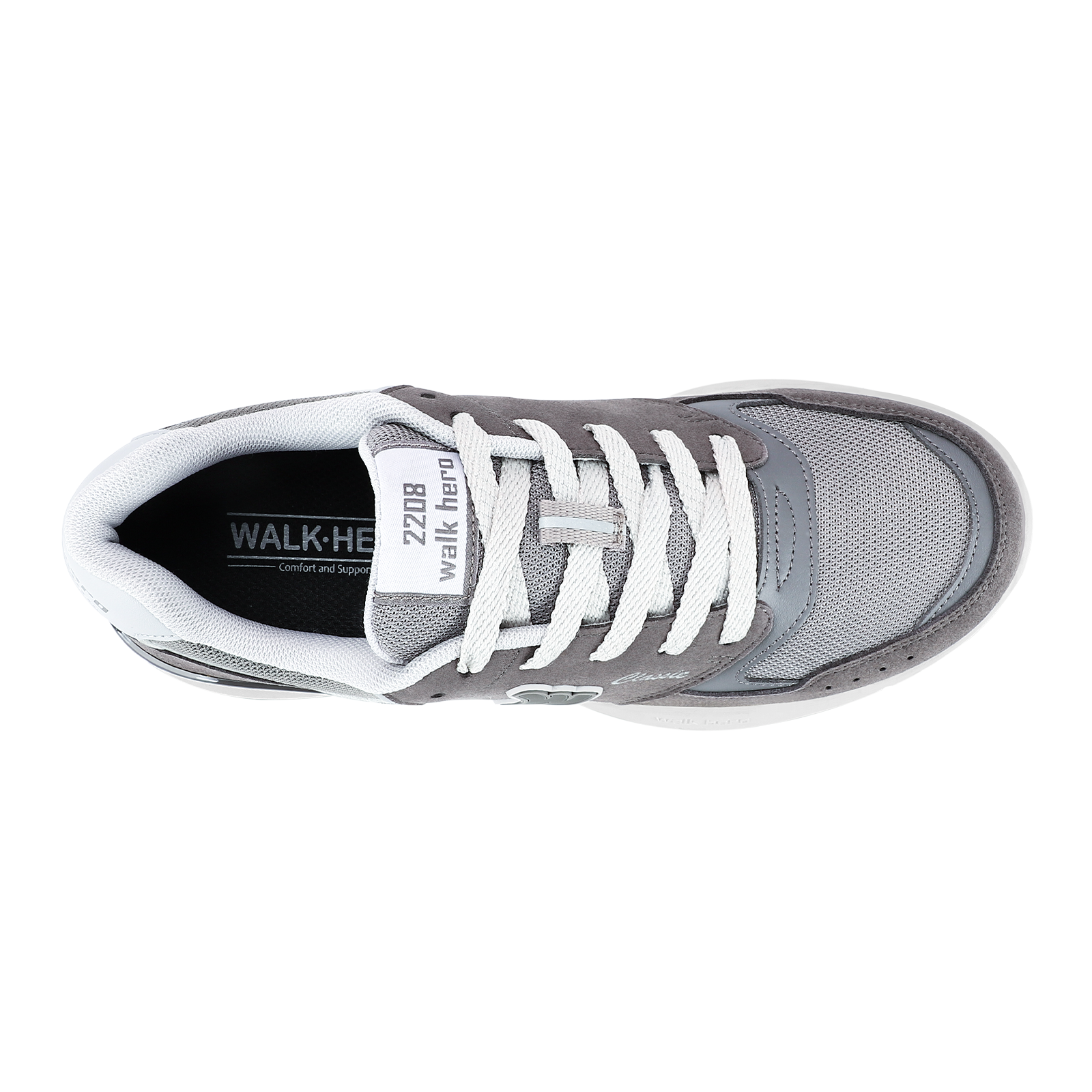 Women's Classic Arch Support Shoes Grey WALKHERO