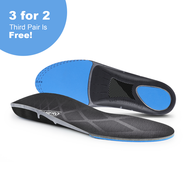 Plantar Fasciitis Orthotic Insoles with Arch Support - Pain relieving and shock absorbing