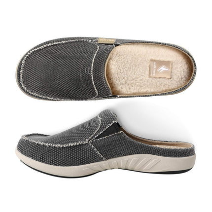 Men's Canvas Arch Support Slipper