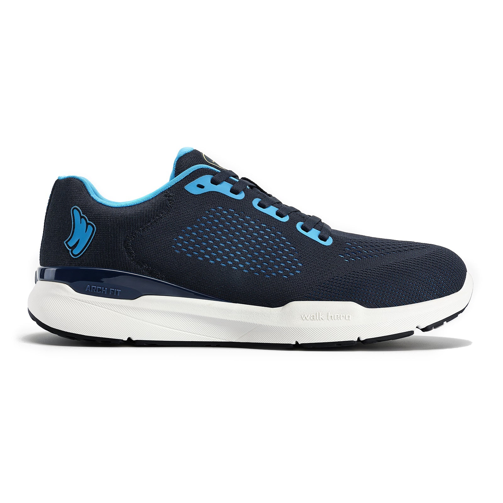 Men's Lightweight Arch Support Shoes Navy Blue | WALKHERO